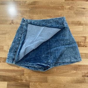 Denim Skort
